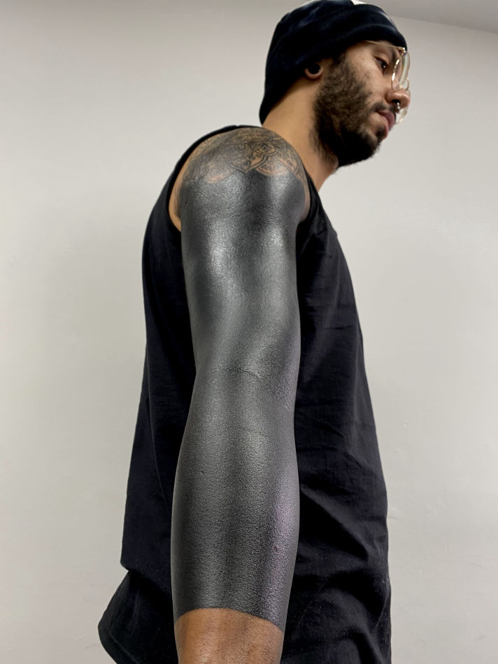 Full Black tattoo sleeve